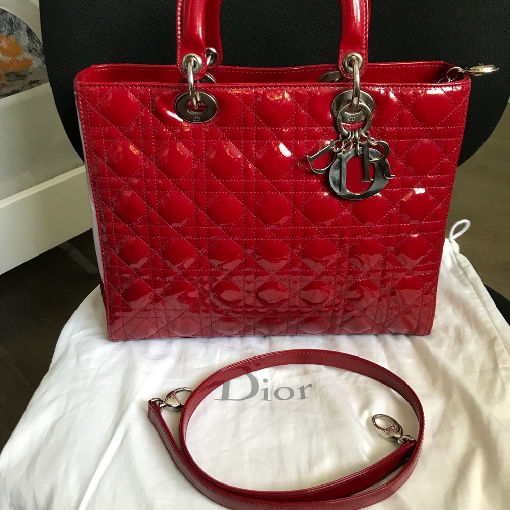 SOLD! Authentic Dior Large Lady Dior Bag